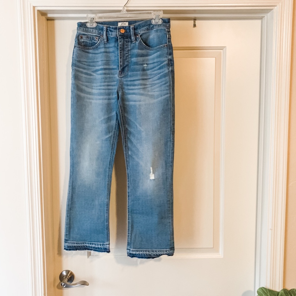 J.Crew Billie Boot Crop Jeans